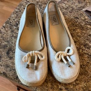 Ladies ugg linen shoe like new 7.5